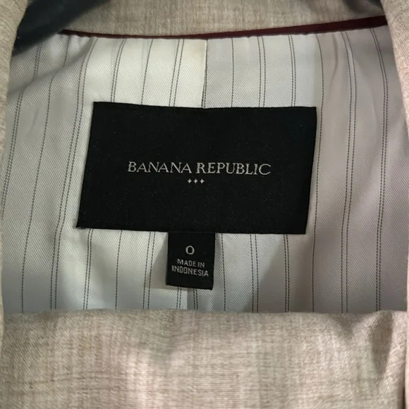 Banana Republic tan skirt suit. - Picture 3 of 5